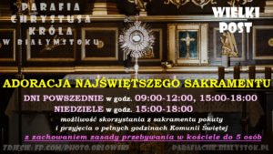 Adoracja Najświętszego Sakramentu